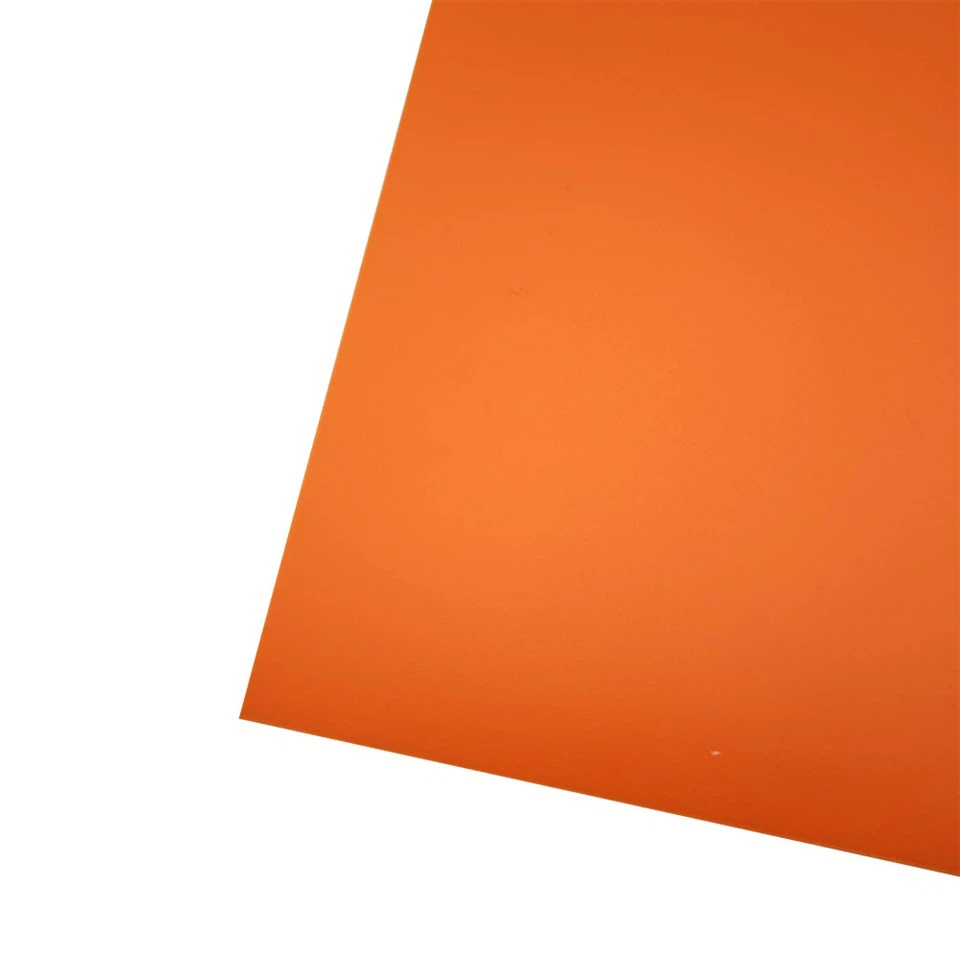 Hoja de hdpe naranja